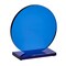 Contemporary Home Living 6" Cobalt Blue Elegant Medium Round Smoked Trophy